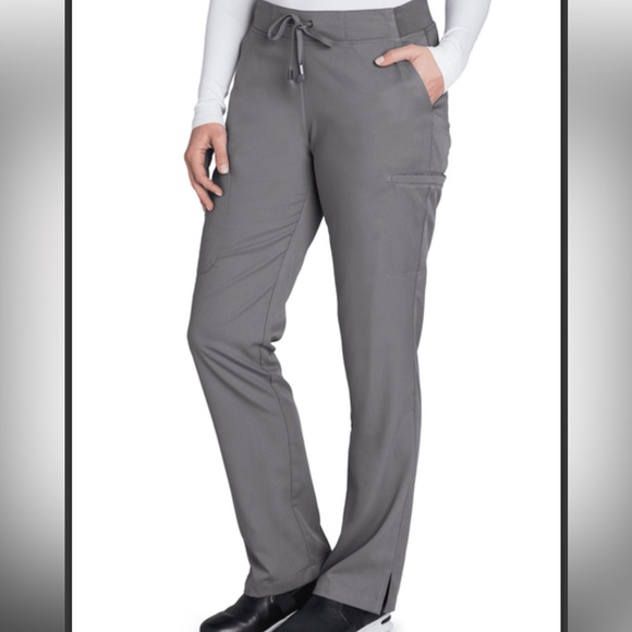 Grey's Anatomy 6-Pocket Mid Rise Tie Front Cargo Pant NWT large petite - Picture 1 of 1